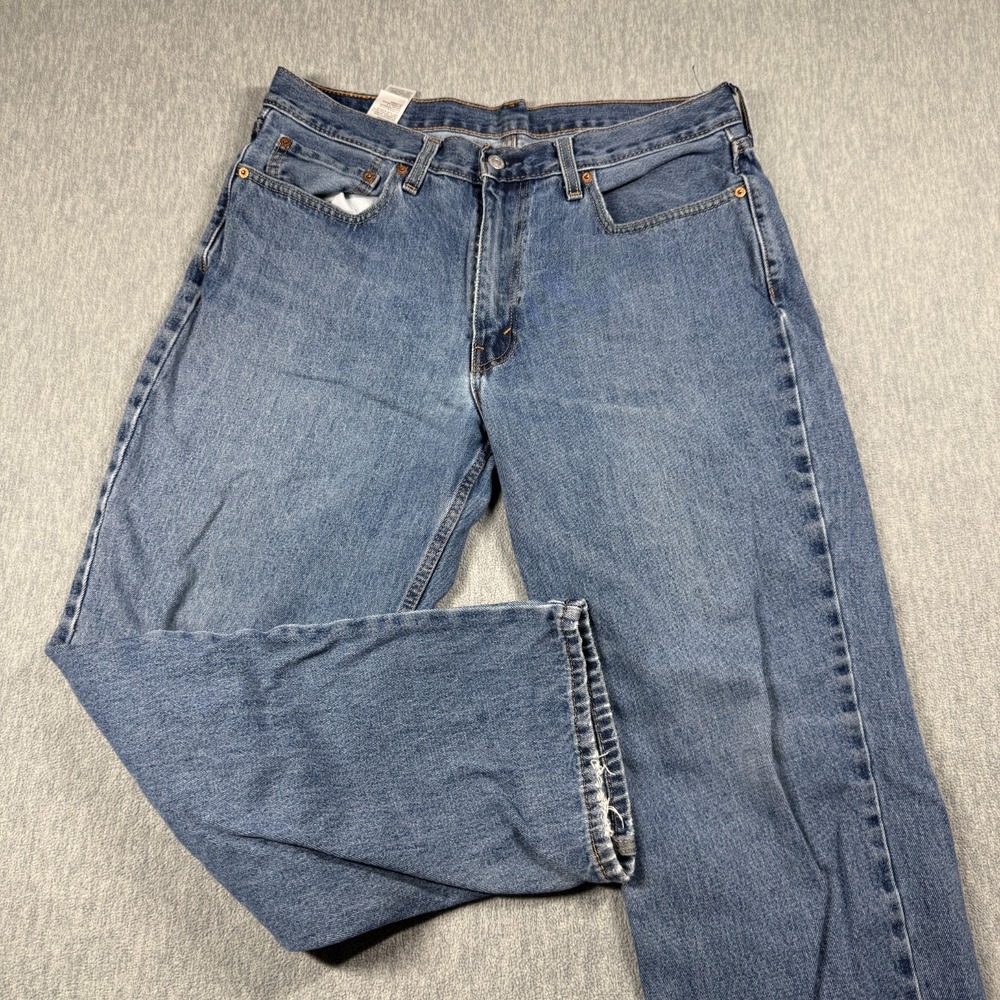 Levi's 550 Jeans‎ Men 36x30 Blue Relaxed Fit Tapered Leg Denim Casual Daily Wear
